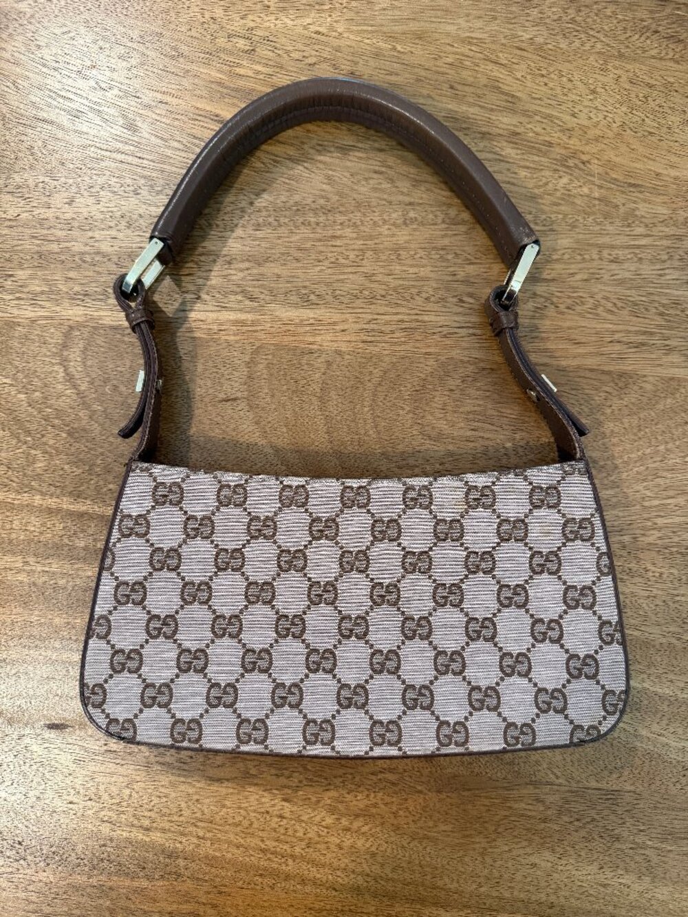 Gucci GG Monogram Mini Pochette Shoulder Bag - Picture 4 of 16
